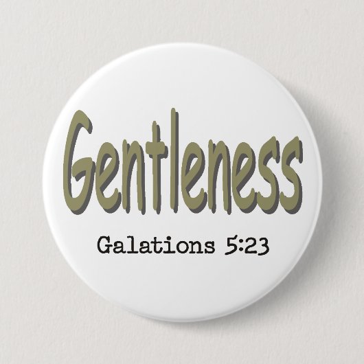 Früchte des Heiligen Geistes ~ Gentlemen ~ Button (Vorderseite)