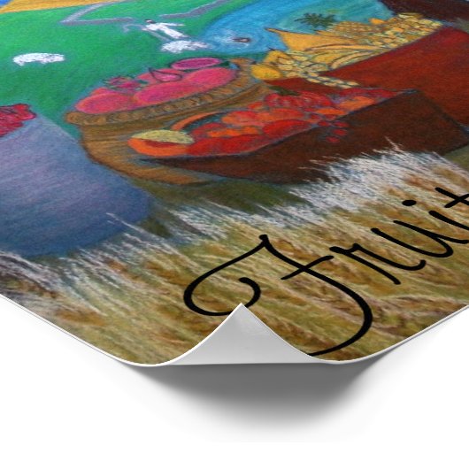 Früchte des Heiligen Geistplakats - Neues Layout Poster (Ecke)