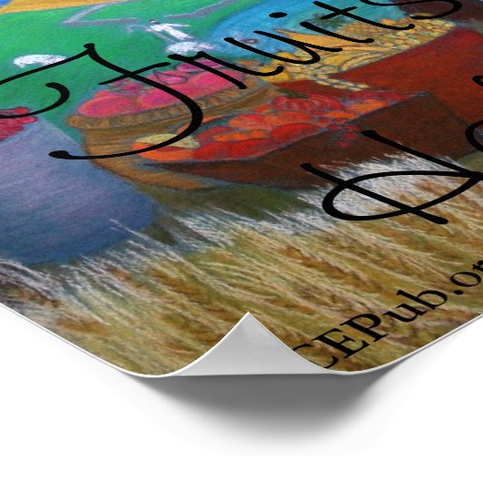 Früchte des Heiligen Geistplakats Poster (Ecke)