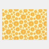 Früchte des Sommers Orange Slice Geschenkpapier Set (Vorderseite 2)