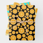 Früchte des Sommers Orange Slice Geschenkpapier Set (Beispiel)