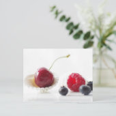 Früchte des Sommers Stillleben Postkarte (Stehend Vorderseite)