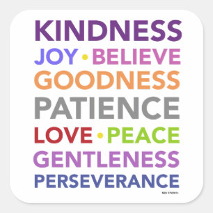 Früchte des Spirituosenhebers Quadratischer Aufkleber