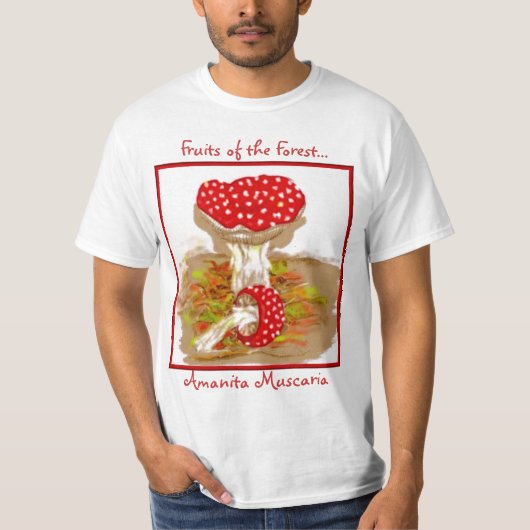 Früchte des Waldwulstlings Muscaria T-Shirt (Vorderseite)