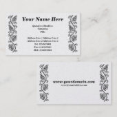 Früchte des Weinbaus Visitenkarte (Vorne/Hinten)