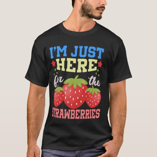 Früchte Erdbeere Erdbeeren Vegan 1 T-Shirt (Vorderseite)