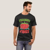 Früchte Erdbeere Erdbeeren Vegan T-Shirt (Vorne ganz)