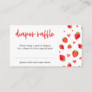 Früchte Erdbeere Frühlingsdusche Windelwanne Winde Begleitkarte