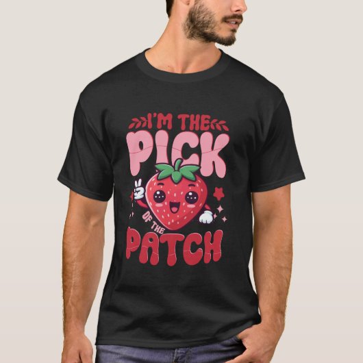 Früchte Erdbeeren Erdbeere Vegan T-Shirt (Vorderseite)