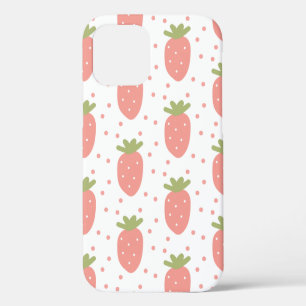 Früchte Erdbeeren Hintergrund iPhone 12 Hülle