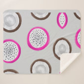 Früchte Fleece Blanket! Sherpadecke (Vorderseite (Horizontal))