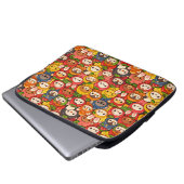 Früchte-Freunde-Parade | Süße Tier Chibi Laptopschutzhülle (Vorne Knopf)