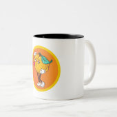 Früchte-Freunde Zweifarbige Tasse (VorderseiteRechts)