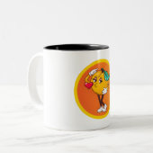 Früchte-Freunde Zweifarbige Tasse (Vorderseite Links)