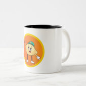 Früchte-Freunde Zweifarbige Tasse (VorderseiteRechts)