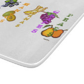 Früchte Früchte Design Grafiken Schneidebrett (Ecke)