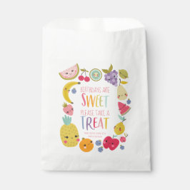 Früchte Geburtstage sind süße Gabe Geschenktütchen