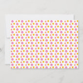 Früchte Geburtstagskuchen Geburtstag Einladung (Rückseite)