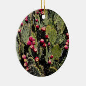 Früchte getragener Kaktusfeigekaktus, Sonoran Keramik Ornament (Rechts)