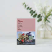 FRÜCHTE, GRABEN UND PARTEN DER SAISON - Leben Visitenkarte (Stehend Vorderseite)