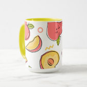 Früchte Illustrationskunst Tasse (Vorderseite Links)