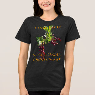 Früchte im Gebiet von North Dakota Tri-Blend Shirt