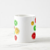 Früchte im Sommer bunt fruchtig Muster Kaffeetasse (Mittel)
