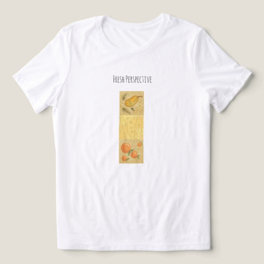 Früchte im Sommer weiche Palette Tri-Blend Shirt (Design Vorderseite)