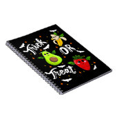 Früchte in Weiß schneiden oder behandeln Notizblock (Rechte Seite)