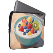 Früchte-Joghurt-Schale Laptopschutzhülle (Vorne Rechts)