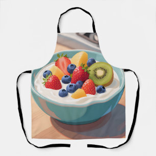 Früchte-Joghurt-Schale Schürze