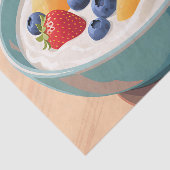 Früchte-Joghurt-Schale Seidenpapier (Ausschnitt)