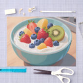 Früchte-Joghurt-Schale Seidenpapier (Handwerk)