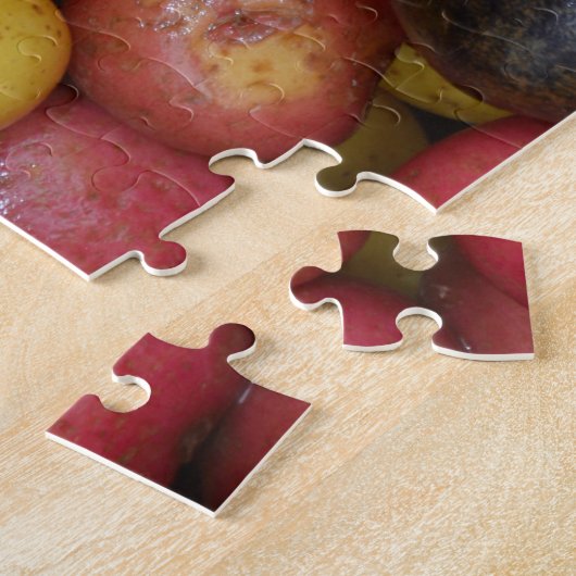 Früchte Kartoffeln aus neuem Herbst Puzzle (Seite)