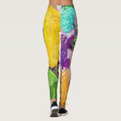 Früchte-Kunst-Arrangement Leggings (Rückseite)
