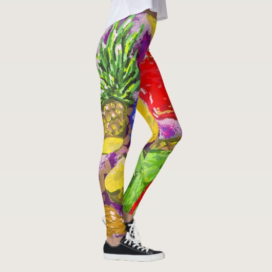 Früchte-Kunst-Arrangement Leggings (Rechts)