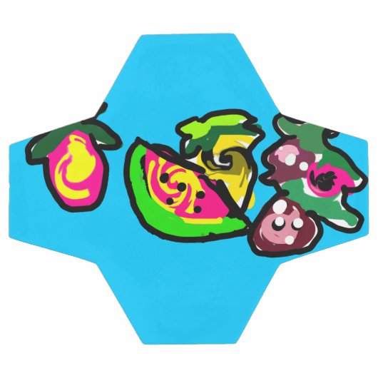 Früchte Kunst Spaß  Fußball (Flach)