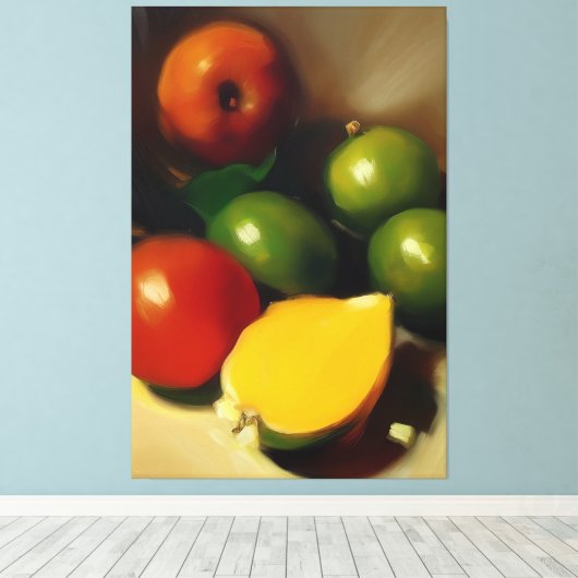 Früchte Leinwanddruck (Insitu (Holzboden))
