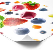 Früchte-Mix Fotodruck (Ecke)