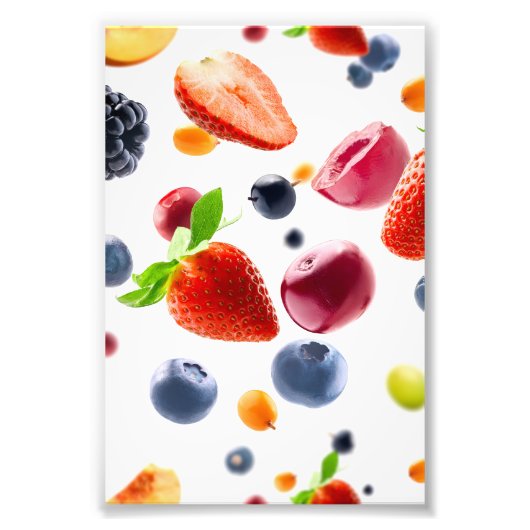 Früchte-Mix Fotodruck (Vorne)