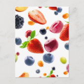 Früchte-Mix Postkarte (Vorderseite)