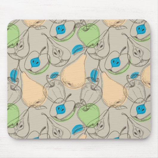 Früchte-Muster Mousepad (Vorne)