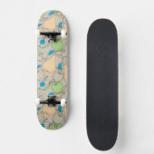 Früchte-Muster Skateboard (Vorderseite)