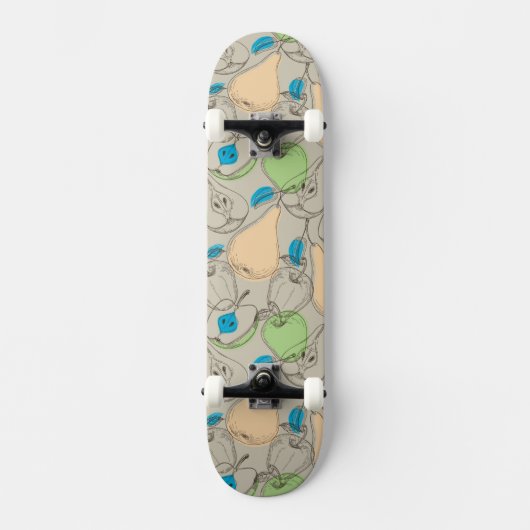 Früchte-Muster Skateboard (Vorderseite)