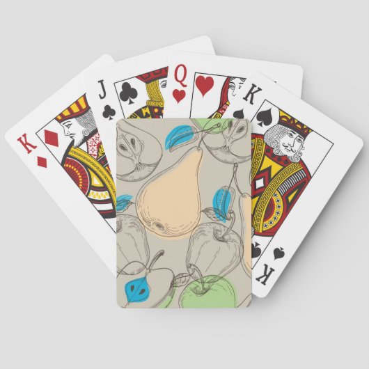 Früchte-Muster Spielkarten (Rückseite)