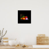 Früchte noch Leben Poster (Küche)