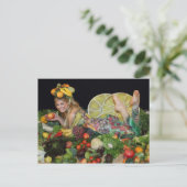 früchte obst postkarte, post card, vegetarian card postkarte (Stehend Vorderseite)