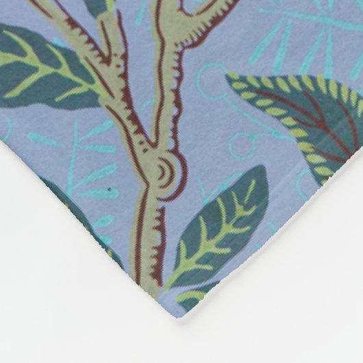 Früchte oder Granatapfel William Morris Personalis Fleecedecke (Ecke)