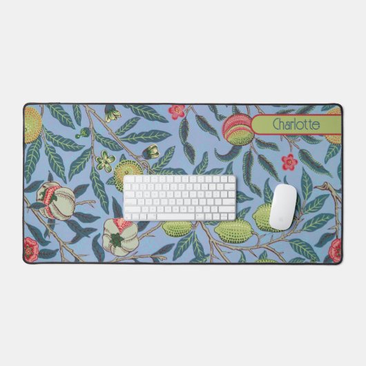Früchte oder Granatapfel William Morris Personalis Schreibtischunterlage (Tastatur & Maus)