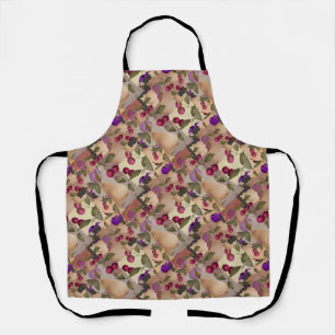 Früchte, Patchwork, Beeren , Birne , Kirsche , Pfl Schürze